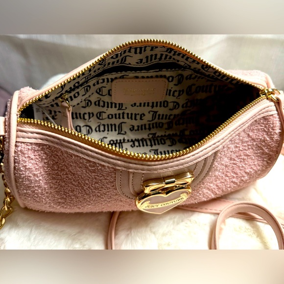 NEW Juicy Couture Blush Pink Roll Crossbody Bag - Picture 10 of 10
